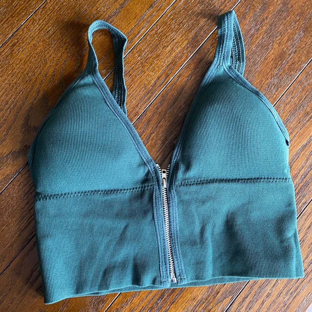 Deep green sport tank